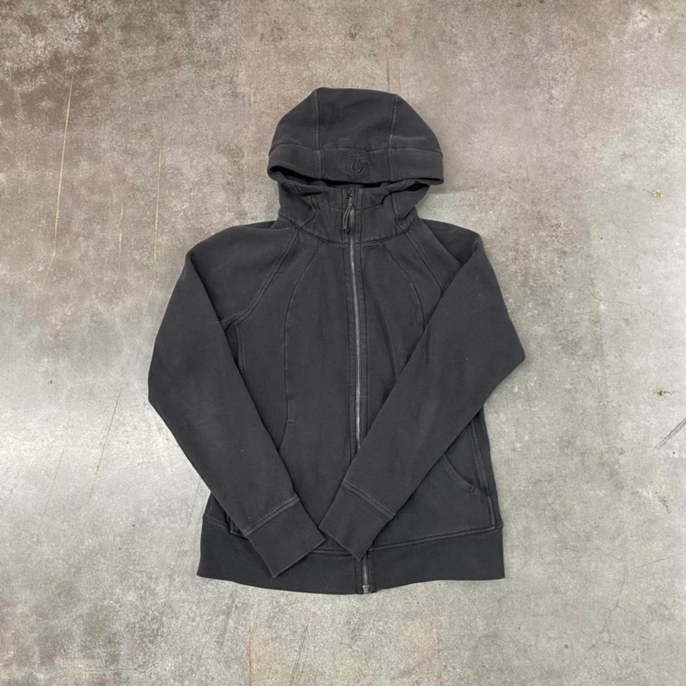Lululemon Black Scuba Full Zip‎ Hoodie Y2K Women's Size 12